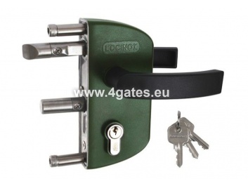 Gate lock LOCINOX complete with counter plate.