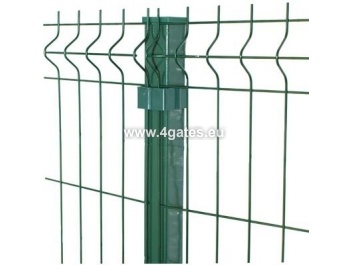 Panel H1030 / Wire 4mm / Galvanized + RAL6005 / Green