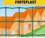 Geschweißter Zaun FORTEPLAST, ZINK + PVC RAL6005, Draht 2,5 mm / Draht 1 m