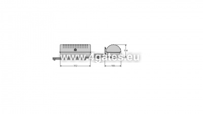 Dvivėrių vartų automatika IGEA 230V KIT (IKI 5M)