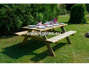 Combined Garden Table, 42 mm