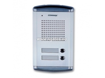 DR-2A2N ~ audio domofons -  Abonentu zemapmetuma ieejas panelis, metāla