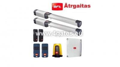 Автоматика для двустворчатых ворот BFT PHOBOS VELOCE BT B35 SMART 24V KIT (Līdz 6M)