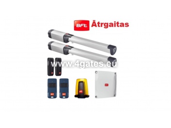 Автоматика для двустворчатых ворот BFT PHOBOS VELOCE BT B35 SMART 24V KIT (Līdz 6M)