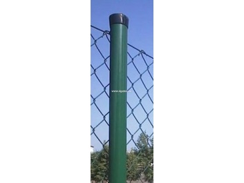 Ümarpost ZN+RAL 6005; 48 x 150 x 1500 mm, PVC kate