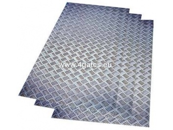 Tread plate (checker plate) - Aluminium; 2,0*1000*2000 mm