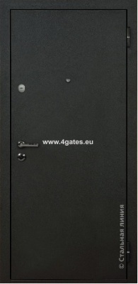 Metalinės durys CLASIC BLACK