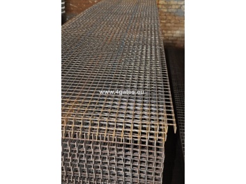 Black welded steel grating SP; 34x38/25x3; 6100x1000 mm