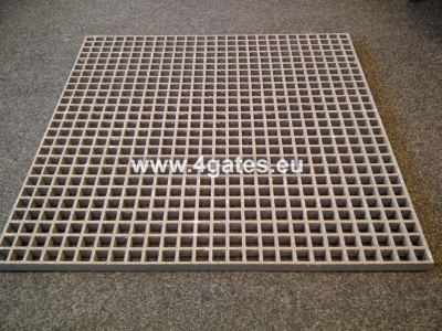 Plastikāta režģis GRP ISO 30; 38x38/30x7; 1000x1000 mm