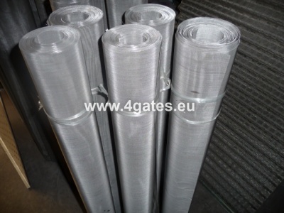 Nerūsējoša tērauda tehniskais audums – Acs 2,00x2,00 mm - stieple 0,5 mm - 1m2