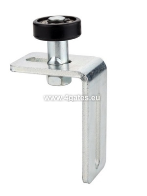 Guide bracket with nylon roller