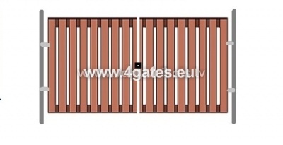 Double Gates LUX VERTICAL WOODEN