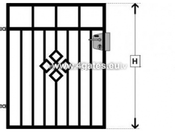 Pedestrian Gates LUX VARIO