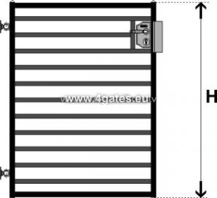 Pedestrian Gates LUX BASIC