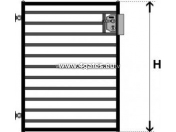 Pedestrian Gates LUX BASIC