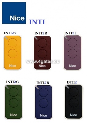 NICE INTI remote 2 channel.