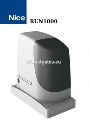 Hi-speed automation of sliding gates NICE RUN 1800 (OPERA)