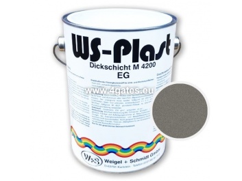 Farbe hellgraphit WS Plast 0010