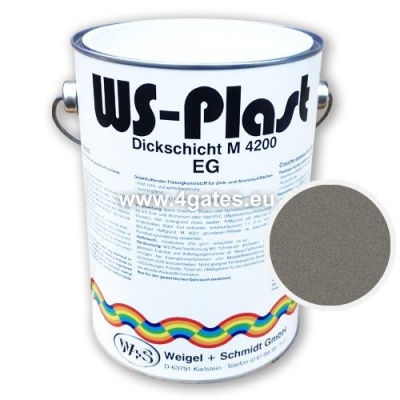 Farbe hellgraphit WS Plast 0010