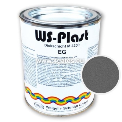 Dark graphite metallic paint WS-Plast 0003