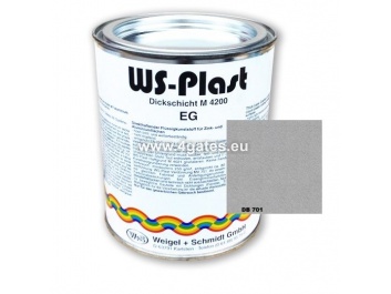 Farbe silbergrau WS Plast 701