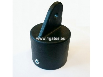 Fence anchorages Support column D48 mm cap - black plastic