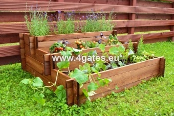 Raised bed for vegetables