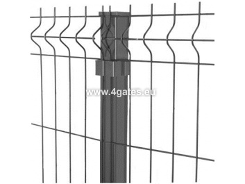 Panel gjerde H1730 / Wire 5mm / Galvanisert + RAL7016 / Grå