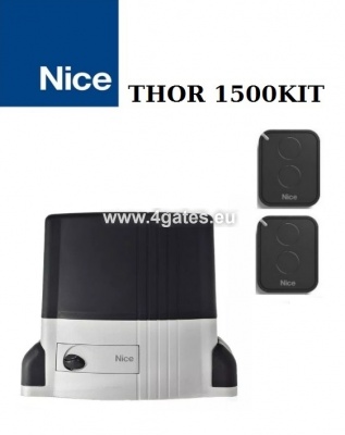 Automatisierungsanlage für Schnelllauf-Drehflügeltore NICE THOR KIT 1500