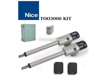 Dvivėrių vartų automatika NICE TOO3000 KIT (iki 6M) 230V