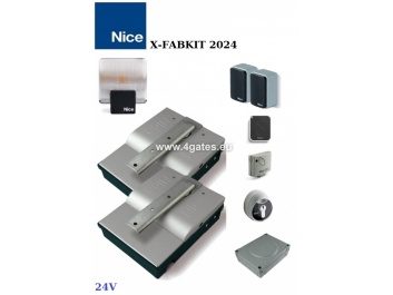 Dvivėrių vartų automatika NICE X-FAB KIT 2024  (IKI 4.6M) (OPERA)