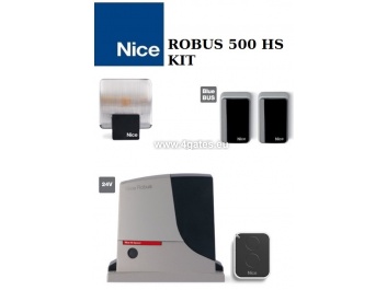 High-speed sliding gate automation NICE ROBUS 500 HS KIT