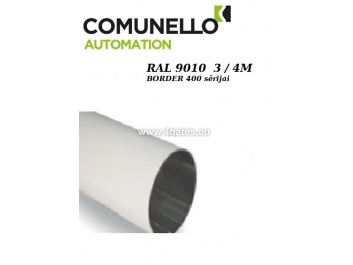 Aluminum Oval Boom COMUNELLO BORDER RAL9010 3 / 4M