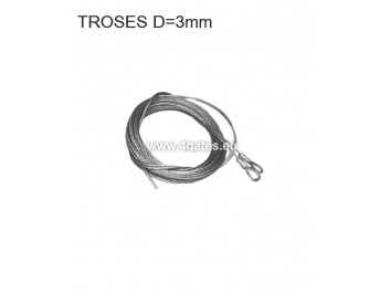 Trošu komplekts / Trose D=3mm