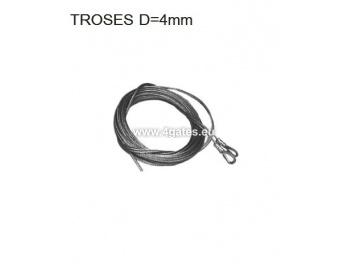 Trošu komplekts / Trose D=4mm