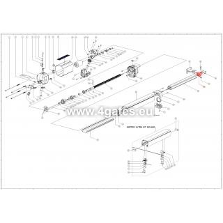 Motor mounting housing BFT R KUSTOS A (x2pcs.) Kit Snodo Anteriore P1214