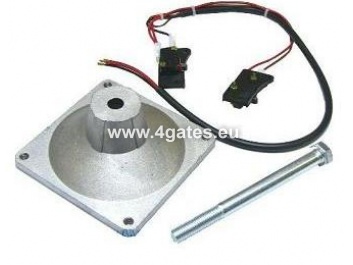 BFT R MCL 60 rotating aluminum plate for boom support reducer.
