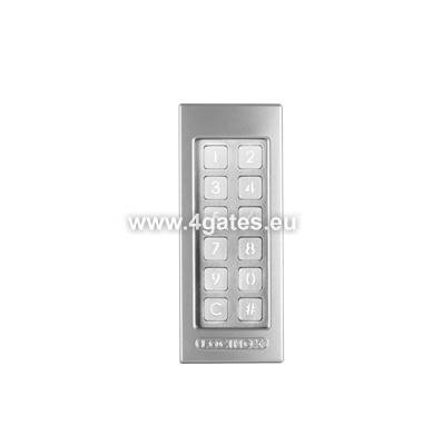 LOCINOX SLIMSTONE 2-BLUE CODE PANEL, 2 CHANNEL, IP68, SILVER