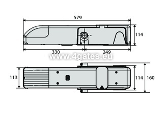 Varikliai BTF PHEBE BT A U IP44