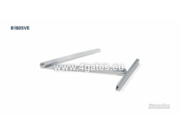 Sliding elbow for "OUT" GLASS DOOR motorline B1805VE