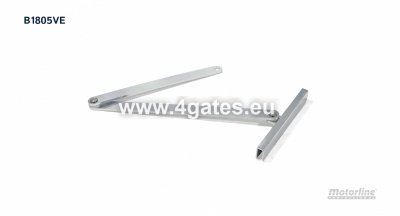 Sliding elbow for "OUT" GLASS DOOR motorline B1805VE