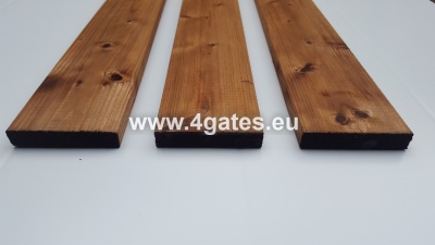 Gjerdeplanke – brun tone 18x95x1500  mm