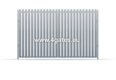 Double Gates LUX VERTICAL STEEL PROFILE