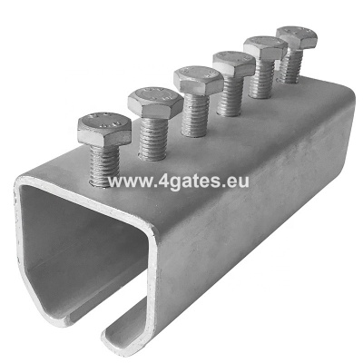 Rail profile connection/ Galvanized 35x32 mm