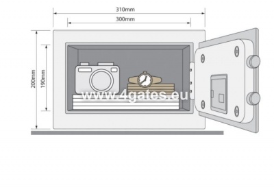 Tresor YALE (YSV / 200 / DB1 / B-CW)