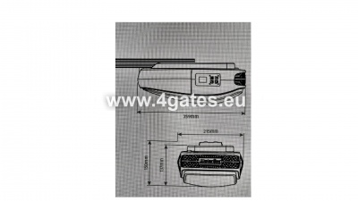 Løfteport automatisering MOTORLINE PROFESSIONAL ROSSO PRO / opp til 18 m2