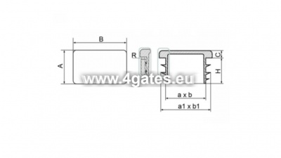 Пластиковая пробка для труб 50x100x2.0-4.0mm