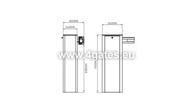 Automatic barrier Motorline Professional KTURBO LITE