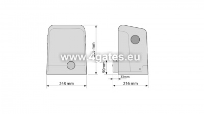 Bīdāmo vārtu automātika NICE FILO600 MAXI KIT